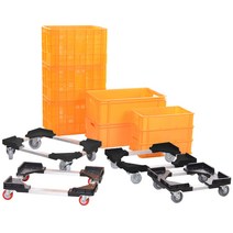 티렉스 알루미늄 앵글 달리 운반 주문제작, 640mm*410mm/냉동창고용(3인치)