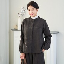 로즈맘 [엄마옷 로즈맘] 리수본딩면블라우스