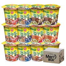 오뚜기 컵누들 x 12개 5종세트 매콤 우동 찜닭 로제 짜장, 01){매콤3+우동3+찜닭2+로제2+짜장2}