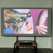 프로젝터 스크린 경제 회색 다이아몬드 프로젝션 스크린 인치 초단초점 레이저 프로젝터용, 150인치
