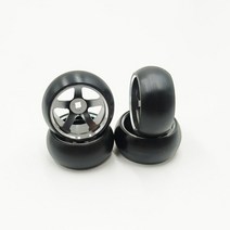 4개/대 합금 rc 휠 림 + 드리프트 타이어 1/28 Wltoys K969 P929 kyosho 랠리 빅 풋 모델 자동차 업그레이, 09 C Titanium