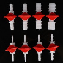 4mm 6mm 8mm 10mm 12mm 16mm 20mm 호스 바브 양방향 플라스틱 볼 밸브 수족관 정원 마이크로 관개 커넥터, 25mm-25mm