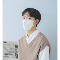 에이앤피 KF94 컬러 새부리형 대형마스크, 베이지, 100매