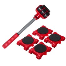 무거운가구옮기기 가정용 리프트 가구이동 만능지렛대 이동바퀴 5pcs 홈 미니 휴대용 ABS 슬라이더 소파 자, 한개옵션0