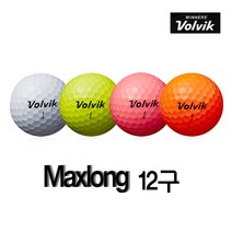 볼빅 골프공 4컬러 색상 흰볼 옐로우 핑크 오렌지 12구 2피스 긴비거리 정품
