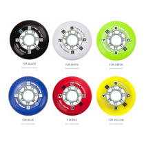 자이로 F2R 인라인휠 72mm 76mm 80mm 낱개판매, 블랙