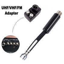 tv안테나 증폭기 수신기 tv 안테나 2pcs uhfvhffm f 케이블 75-300 옴 발룬 매칭 변압기 어댑터, 없음