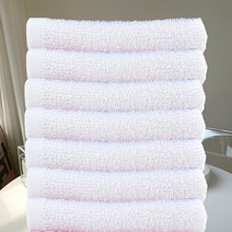 하트민 업소용 미용수건 10장 얇은타올 사우나 스포츠센터 미용실수건, 75g 면 35x76, 화이트10장