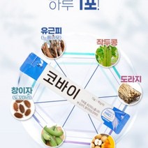 코바이 한의사 개발 작두콩 수세미오이 유근피 느릅나무 도꼬마리 창이자 함유 국내산 원료 농축액 맛있는 스틱형., 1박스 10일분