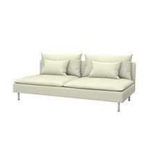 소파커버 이케아 쇠데르함 호환 Soferia, Eco Leather Beige