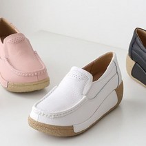 더힐 더힐슈즈 가죽 키높이 여성로퍼 플랫슈즈 단화 5cm/3color sjlux1251