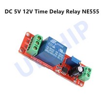 시간 지연 릴레이 NE555 실드 타이밍 타이머 제어 스위치 자동차 펄스 발생 듀티 사이클 DC 5V 12V
