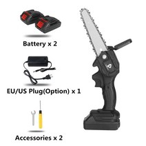 전동공구 전기톱 전동톱 6 인치 1500W 전기 체인 톱 전원 가지 치기 절삭기구 절단기, 협력사, 2cps 배터리, 우리