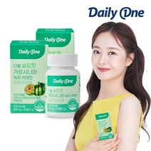 데일리원 전소민 더블 슬림핏 가르시니아 녹차 카테킨 900mg 90정, 2통
