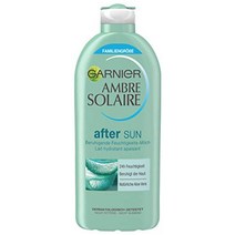 유럽 Garnier Ambre Solaire After Sun 진정 Extremo Humedad de leche con Aloe 애프터선 수딩 젤 바디 로션 크림 알로에 진정