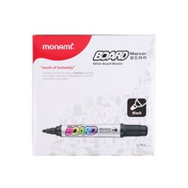 모나미 보드마카 3색 1박스 12개입 Board Marker, 검정 1박스 12개입