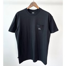 스투시 STOCK LABEL HEAVYWEIGHT 티셔츠 ST013001 블랙 MENS