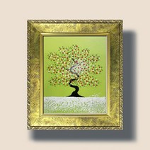 돈들어오는그림 복들어오는그림 행복한나무그림(초록)