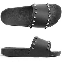 리본즈 발렌티노 가바니 발렌티노 22FW 1Y2S0873 JGC 0NO 락스터드샌들 슬리퍼 1Y2S0873 JGC 0NO (P002153357)