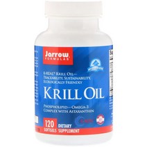 Jarrow Formulas 크릴오일 오메가3 아스타잔틴 120캡슐 Krill Oil