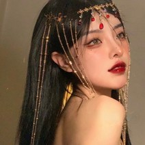 페이스체인 아이돌 팬싸템 팬던트 인싸템 요정 머리 장식품 체인 2