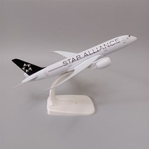 다이캐스트 항공기 모델 인테리어 20cm alloy metal air star Alliance Airlines b787 비행기 boeing, 없음