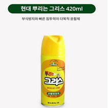 현대 그리스 뿌리는 스프레이식 윤활 방청제 녹방지 자동차외