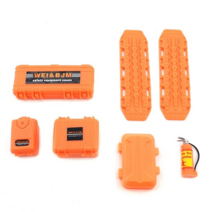 차량필수품 미니 스토리지 박스 모래 사다리 소화기 장식 액세서리 1/18 1/24 RC 크롤러 자동차 축 SCX24 FCX242