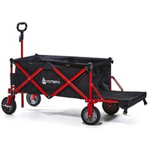 코스트위드 카리스 오프니스 접이식 캠핑 웨건 블랙 상판선택가능, 블랙웨건