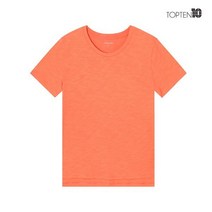 탑텐 [하프클럽/]여성 슬럽 크루넥 반팔 티셔츠_MSA2TS2003