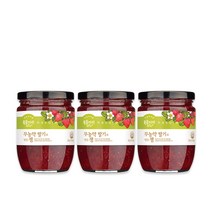 복음자리 무농약 과일잼 3병세트(딸기 무화과), 무농약딸기잼360g 3개