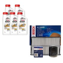 그랜저HG 2.4 하이브리드 캐스트롤 GTX 5W30(5L)SP/C3 보쉬패키지