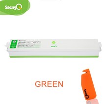 saengq 전기 진공 실러 포장 기계 15pcs 식품 보호기 가방 상업 진공 식품 씰링을 포함하여 가정용 주방용, 협력사, 초록, 220V