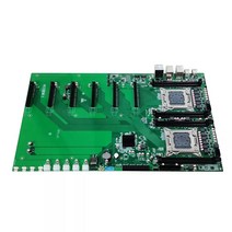 Aleo-Miner 듀얼 CPU 메인보드 E5 V3 V4 LGA 2011-3 DDR4 ECC REG RAM 6 PCIE GPUs ALEO Mining Rig 메인보드 지원