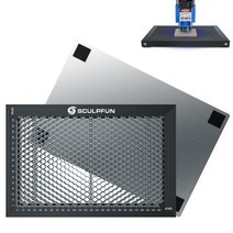 레이저마킹기 Sculpfun 레이저 조각기 모듈 90W CO2 헤드 커터 목재 아크릴 절단 금속 조각 S9/S6, 02 300X200mm Panel, 02 300X200mm Panel