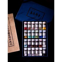 동양화튜브물감 24색세트 한국화 12색세트 민화, A 5색