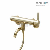 브라더바스 골드 샤워 욕실수전 BRT 600 스텐수전 욕실수전 샤워, option__ 브라더바스 골드 샤워 욕실수전 BRT, option__ 골드, 색상:골드