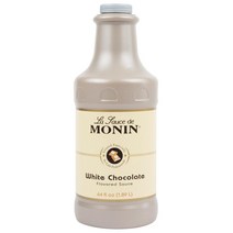 Monin White Chocolate Sauce 모닌 화이트 초콜렛 맛 소스 64 fl oz 1.89L, 1개