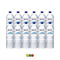 강원평창수 물 생수추천 사무실 탕비실 가정용 캠핑 여행 2L 12병, 강원평창수 2L 12병