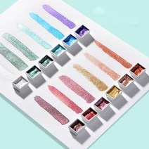 골드 금색 금분 페인트 커스텀 금분칠 불상용 아크릴 물감 방수 칼라 용량 다양 12, 12색