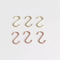 로즈 골드 미니 S고리 10pcs 디스플레이 모자 소품 걸이, 10개 1세트