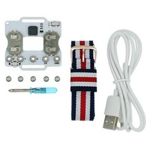 코딩로봇 마이크로: 비트 스마트 코딩 키트 교육 DIY 프로그래밍 시계 착용 장치, 02 B