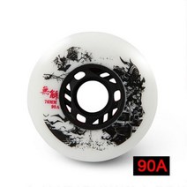88A 90A 72 76 80 mm 롤러 슬라럼 슬라이딩 인라인 스케이트 휠 FSK 스트리트 드라이브 웨이 로드 레이싱 seba용 프리, 76 mm x 4, 38.White 90A - 76 mm x 4