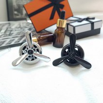 카로이스 송풍구 프로펠러방향제 벤츠방향제 차향제, 블랙_잉글리시페어&프리지아