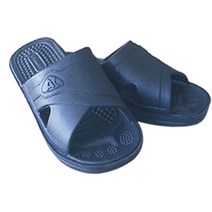 MJ트레이딩 국산통고무 비치 막슬리퍼 실내슬리퍼, 블랙, 230