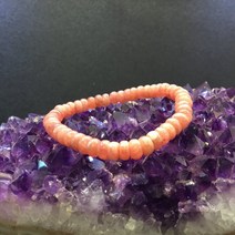 천연석 잉카로즈 원석 팔찌 로도크로사이트 14g 6×3.3mm