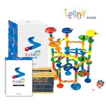 아키레일 과학 두뇌발달 중력 롤링 구슬 레일블록 점프 108p 창의성