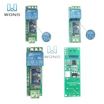 무선스위치 전기스위치 5v12v 단일 채널 블루투스 통신 iot 스마트 홈 블루투스 릴레이 스위치 dc 12v 제어 10m 앱 2.1 슬레이브 모듈