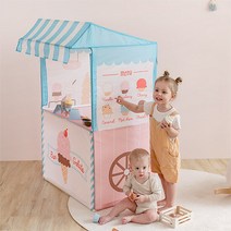 [룸앤홈] 젤라또마켓키즈텐트 / 유아텐트 /실내놀이/플레이텐트, 단품