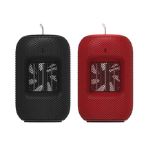 우먼스9999 온도조절 초강력 사무실 가정용 미니 전기 회전 캠핑 글램핑 카라반 온풍기 팬히터, 블랙+레드